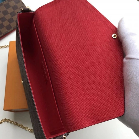 WIS Damier Vuitton Bag N63032 Pochette Felicie Louis 1230